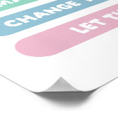 Positive Bejahungen Poster (Ecke)
