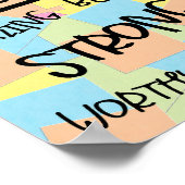 Positive Bejahungen Poster (Ecke)