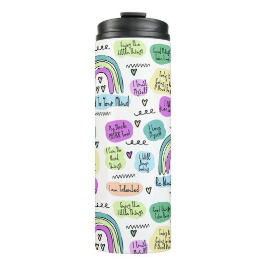 Positive Bejahungen Thermosbecher (Vorderseite)