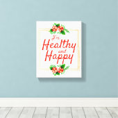 positive Bejahungsquoten für Arbeit und Leben Leinwanddruck (Insitu (Holzboden))