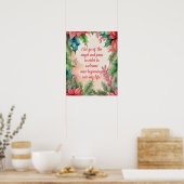 Positive Bekräftigung Lassend Schmerz und Wut Poster (Küche)