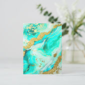 Positive Bekräftigung Lassend Schmerz und Wut Postkarte (Stehend Vorderseite)