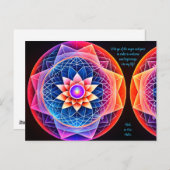 Positive Bekräftigung Lassend Schmerz und Wut Postkarte (Vorne/Hinten)