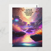 Positive Bekräftigung Lassend Schmerz und Wut Postkarte (Vorne/Hinten)