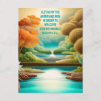 Positive Bekräftigung Lassend Schmerz und Wut