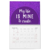 Positive Bekräftigungen - Überfluss des Glitzer vo Kalender (Feb 2026)