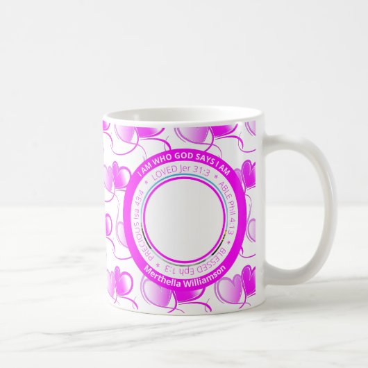 Positive Bestätigung, dass ich Christlich bin Kaffeetasse (Rechts)