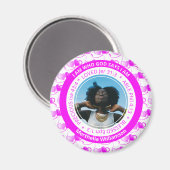 Positive Bestätigung, dass ich Christlich bin Magnet (Vorderseite/Rückseite)