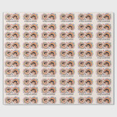 Positive Bestätigung Emoji emotionale psychische G Geschenkpapier (Flach)