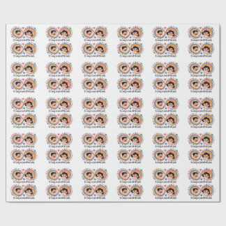 Positive Bestätigung Emoji emotionale psychische G Geschenkpapier