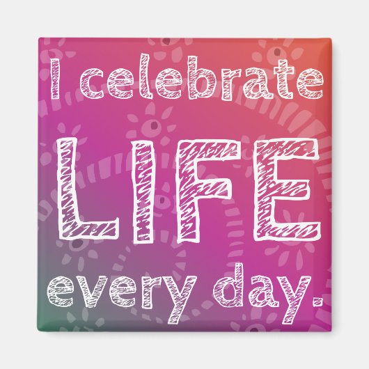 Positive Bestätigung für ein perfektes körperlich Magnet (Vorne)