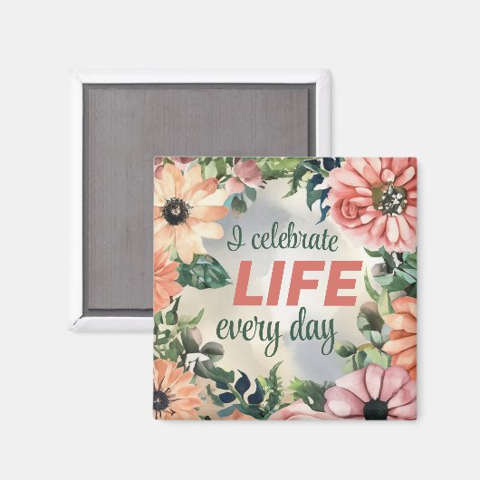 Positive Bestätigung für ein perfektes körperlich  Magnet (Vorderseite/Rückseite)