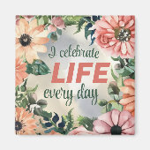 Positive Bestätigung für ein perfektes körperlich  Magnet (Vorne)