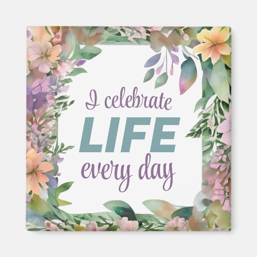 Positive Bestätigung für ein perfektes körperlich Magnet (Vorne)