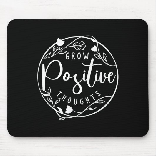 Positive Bestätigung und Ritual oder wachse positi Mousepad (Vorne)
