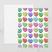 Positive Bestätigung Valentins Postkarte (Vorne/Hinten)