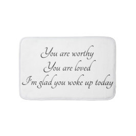 "Positive Bestätigungs-" Bad-Matte Badematte