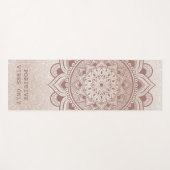 Positive Bilder nur maßgeschneidertes Zitat Chic M Yogamatte (Vorderseite (Horizontal))