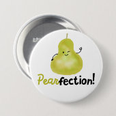 Positive Birnenpuppe - Perfektion Button (Vorne & Hinten)