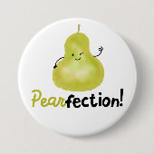 Positive Birnenpuppe - Perfektion Button (Vorderseite)