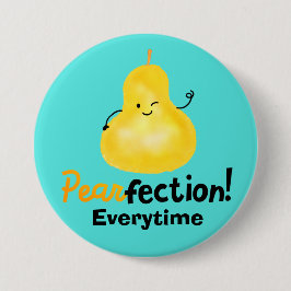 Positive Birnenpuppe - Perfektion Button