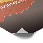 positive Buddha Zen zitierte Papierkunst Poster (Ecke)