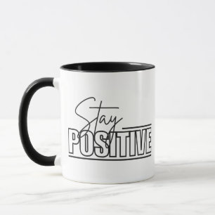 Positive Combo-Tasse bleibe - Kaffee-Quote-Cup Tasse