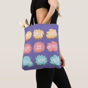 Positive Denkkombination - individuell anpassbar Tasche