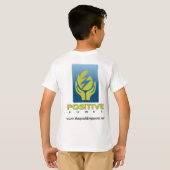Positive der Power-T - Shirts der Kinder (Schwarz voll)