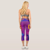 Positive Eigenschaften Wählen Sie Farbhintergrund Capri Leggings (Rückseite)