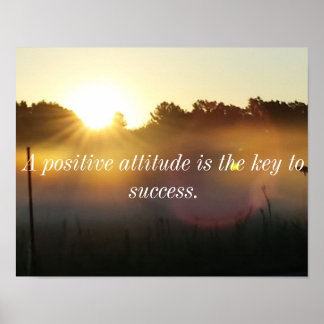 Positive Einstellung Inspiration Sonnenaufgang Pos Poster