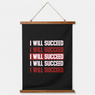 positive Einstellung inspirierende positive Worte Wandteppich Mit Holzrahmen