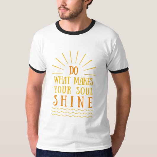 positive Einstellung inspirierende Redewendungen T-Shirt (Vorderseite)