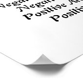 Positive Einstellung Poster (Ecke)