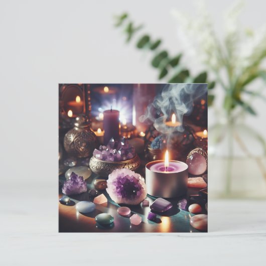 Positive Energie an einen Freund senden Karte (Stehend Vorderseite)