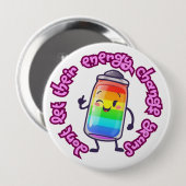 Positive-Energie-Anstecknadel Button (Vorne & Hinten)