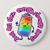 Positive-Energie-Anstecknadel Button (Vorderseite)