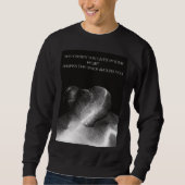 Positive Energie im Herzen Sweatshirt (Vorderseite)