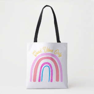 Positive-Energie-Volkskunst-Regenbogen Tasche