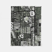 Positive Fleecedecke (Vorderseite)