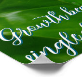 Positive Förderung individuell einstellbar Poster (Ecke)