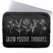 Positive Gedanken Ästhetik wachsen Laptopschutzhülle (Vorderseite)