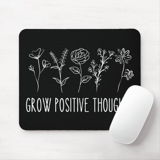 Positive Gedanken Ästhetik wachsen Mousepad (Mit Mouse)