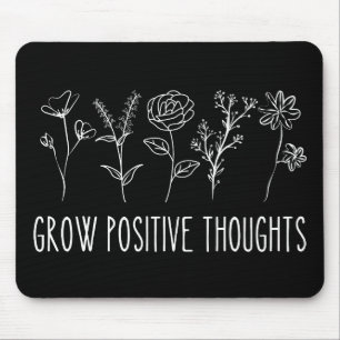 Positive Gedanken Ästhetik wachsen Mousepad