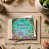 Positive Gedanken ermutigende Inspiritivität