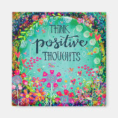 Positive Gedanken Hübsch Inspiration Spaß Magnet (Vorne)