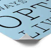 Positive Gedanken Inspiration Traumfänger Poster (Ecke)