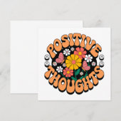 Positive Gedanken - Inspirationsblume (2) (Vorne/Hinten)