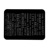 Positive Gedanken Magnet (Horizontal)