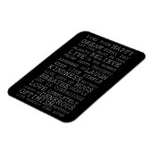 Positive Gedanken Magnet (Linke Seite)